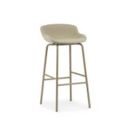 Billede af Normann Copenhagen Hyg Barstol Frontpolstret SH: 75 cm - Upminster/Stål
