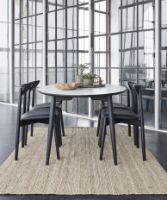 Billede af Haslev Symphony Spisebordsstol SH: 45cm - Sortbejdset Eg