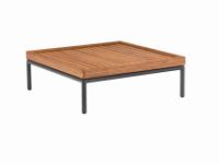Billede af HOUE Level Coffee Table 81x81 cm - Bamboo / Alu