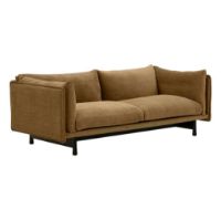 Billede af Wendelbo Kite 2 Seater Sofa L: 208 cm - Sortbejdset Eg/Roco Col. 2