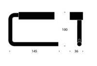 Billede af FROST QUADRA Toiletrulleholder 3 10x14,5cm - Mat Hvid
