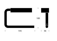 Billede af FROST QUADRA Toiletrulleholder 3 10x14,5cm - Poleret Guld