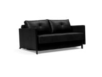 Billede af Innovation Living Cubed Sovesofa m. Armlæn L: 140 cm - Faunal Black/Mat Sort