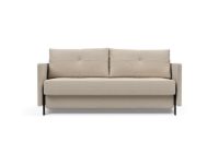 Billede af Innovation Living Cubed Sovesofa m. Armlæn L: 160 cm - Blida Sand Grey/Mat Sort