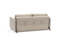 Billede af Innovation Living Cubed Sovesofa m. Armlæn L: 160 cm - Blida Sand Grey/Mat Sort