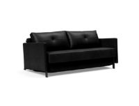 Billede af Innovation Living Cubed Sovesofa m. Armlæn L: 160 cm - Faunal Black/Mat Sort