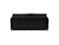Billede af Innovation Living Cubed Sovesofa m. Armlæn L: 160 cm - Faunal Black/Mat Sort