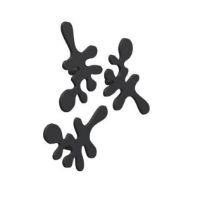 Billede af FROST Signatures Mini Camouflage Krog sæt m 3 stk 5,8x8cm - Mat Sort