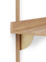 Billede af Ferm Living Sector Desk 87x45,1 cm - Oak/Brass