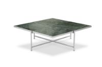 Billede af HANDVÄRK FURNITURE Coffee Table 90 Jubilæumsudgave L: 96 cm - Stainless Steel / Green Marble