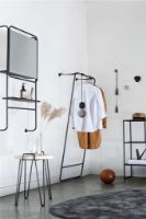 Billede af Muubs Spejl med hylde Copenhagen H: 120 cm - Sort