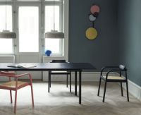 Billede af Please Wait To Be Seated Ahm Chair SH: 46,5 cm - Black/Cane