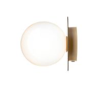 Billede af Nuura Liila 1 Medium Væg-/loftlampe Ø: 16,5cm - Nordic Gold/Opal White OUTLET