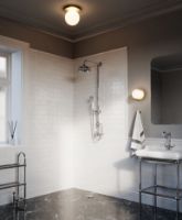 Billede af Nuura Liila 1 Medium Væg-/loftlampe Ø: 16,5cm - Nordic Gold/Opal White OUTLET