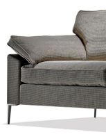 Billede af Søren Lund SL 329 2,5 Pers. Sofa m. Keder L: 222 cm - Grado 94 Tekstil/IG15 Aluminium Ben