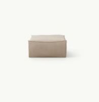 Billede af Ferm Living Catena Pouf Square S500 Rich Linen 95x95 cm - Natural