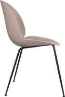 Billede af GUBI Beetle Dining Chair Conic Base 4 stk - Black Matt Base/Sweet Pink Shell
