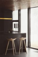 Billede af Audo Copenhagen ML42 Counter Stool SH: 69 cm - Eg/Stål