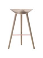 Billede af Audo Copenhagen ML42 Barstool SH: 77 cm - Eg/Kobber