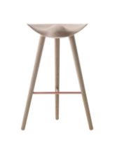 Billede af Audo Copenhagen ML42 Barstool SH: 77 cm - Eg/Kobber