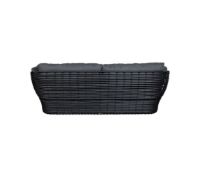 Billede af Cane-line Outdoor Basket 2 pers. Sofa inkl. hynder L: 201 cm - Graphite/Grey