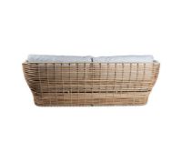 Billede af Cane-line Outdoor Basket 2 pers. Sofa inkl. hynder L: 201 cm - Natural/Taupe
