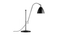 Billede af Bestlite BL1 Table Lamp Ø:16 cm Chrome Base - Black semi matt skærm 