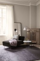 Billede af GUBI TS Coffee Table Ø:55 cm black base - Marble White top