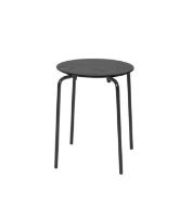 Billede af Ferm Living Herman Stool Taburet SH: 45 cm - Powder Coated Steel / Black