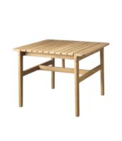 Billede af FDB Møbler Sammen Loungebord Høj M19 61,5x61,5 cm - Massiv Teak / Natur 