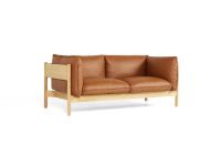 Billede af HAY Arbour 2 Seater B: 180 cm - Nevada NV2488S Cognac / Oiled Waxed Solid Oak