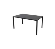 Billede af Cane-line Outdoor Pure Havebord 150x90 cm - Lava Grey/Nero Black