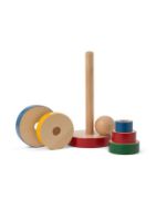 Billede af Kay Bojesen Babies Stabel Tårn H: 22,5 cm - Multifarvet 
