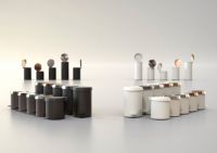 Billede af FROST Pedalspand 550 Large 15L - Mat Hvid/Poleret Kobber