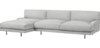 Billede af GUBI Flaneur Sofa m. Chaise Longue B: 270 cm - Black / Fame Hybrid 1101