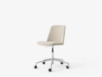 Billede af &Tradition HW31 Rely Chair Fuldpolstret SH: 44cm - Hallingdal 200/Aluminium Base  
