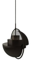 Billede af GUBI Multi-Lite Pendel Large Ø: 36 cm - Black Brass / Black Brass