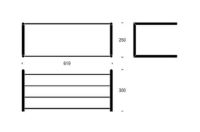 Billede af FROST NOVA Skohylde 1 L: 60cm - Poleret Guld/Mat Hvid
