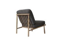 Billede af Dux Domus Wood Lænestol H: 71 cm - Natur eg / Grå 