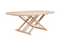 Billede af Haslev Safari Sofabord 100 120x80 cm - Eg Hvidolieret