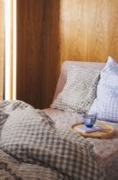 Billede af Juna Bæk&Bølge Sengetøj inkl. Pudebetræk 200x220 cm - Grå/Birk 