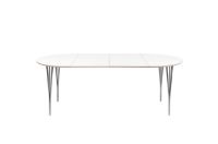 Billede af Haslev Tillægsplade Til Symphony 82/78 105 x 48 cm - Hvid Laminat