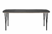 Billede af Haslev Symphony 86 Spisebord 90 x 90 cm - Grafit Laminat / Sort