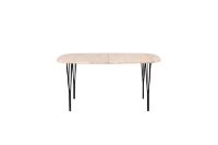 Billede af Haslev Symphony 88 Spisebord 90 x 150 cm - Hvidolieret Eg / Sort