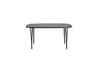 Billede af Haslev Symphony 88 Spisebord 90 x 150 cm - Sortbejdset & Lakeret Eg / Sort