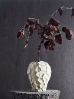 Billede af Muubs Soil Vase H: 21,5 cm  - Vanilje