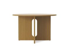 Billede af Audo Copenhagen Androgyne Dining Table Ø: 120 cm - Natural Oak/Natural Oak  
