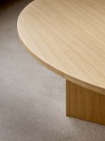 Billede af Audo Copenhagen Androgyne Dining Table Ø: 120 cm - Natural Oak/Natural Oak  