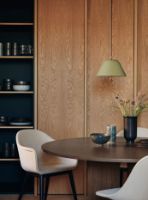 Billede af Audo Copenhagen Androgyne Dining Table Ø: 120 cm - Dark Stained Oak/Dark Stained Oak  