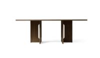 Billede af Audo Copenhagen Androgyne Dining Table 210x100 cm - Dark Stained Oak/Dark Stained Oak  